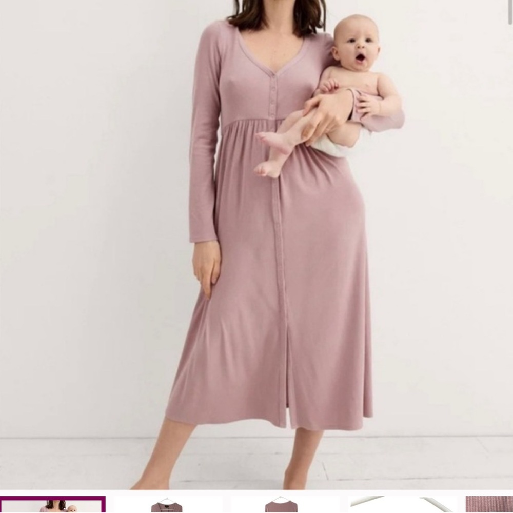 Hatch The Softest Rib Nursing Dress - Picture 2 of 9